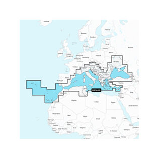 Garmin Navionics+ EU643L Mediterranean and Black Sea, Electronic Chart
