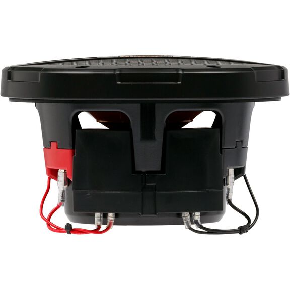 7" Marine Coaxial Speaker with Onyx Steel Colored Grille and LED Lights image number 2