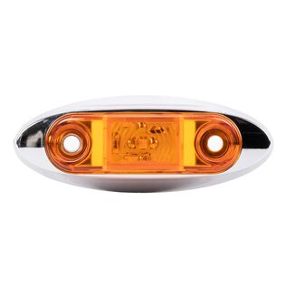 2" LED Oblong Clearance/Side Marker Light, Amber