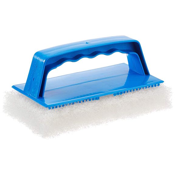 Fine White Scrub Pad with Interchangeable Handle image number 0