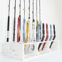 45 Fishing Rods Storage Rack Trolling Aluminum Bent Butt Rod Holder for Rods and Reel Combos image number 2
