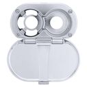 Transom Cup & Lid Set All Plastic Chrome image number 0