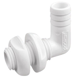 90&deg; Thru-Hull Fitting, 3/4" ID Hose
