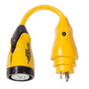 Marinco EEL Shore Power Pigtail Adapter, 30 Amp 125V Male to 50 Amp 125V Female image number 0