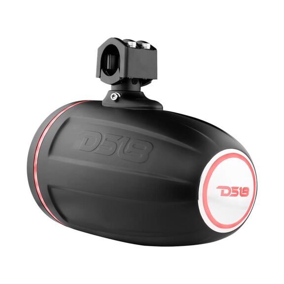HYDRO 8" Marine Tower Speakers with Integrated RGB LED Lights, 375 Watts, Black image number 3