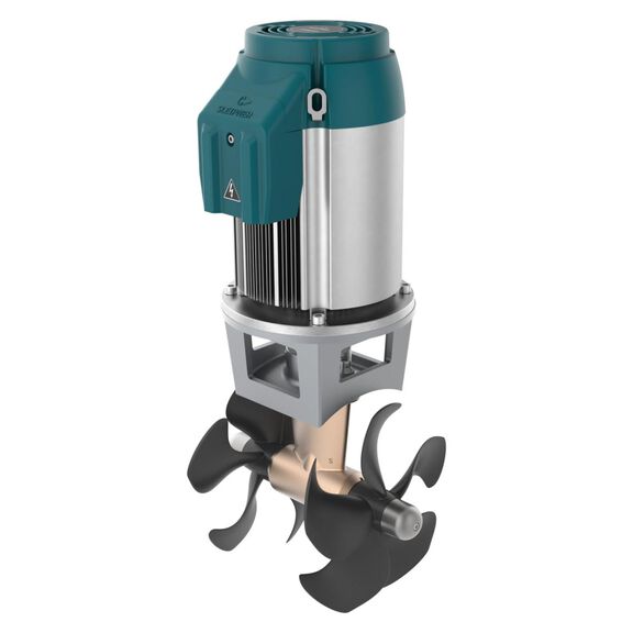 Side-Power eVision E300/300mm 48V DC Brushless DC Tunnel Thruster Twin Counter-Rotating Prop image number 0