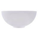 Half Sphere Vessel Smooth Porcelain, 12 1/2" Diameter, 1-3/4" Drain White image number 3