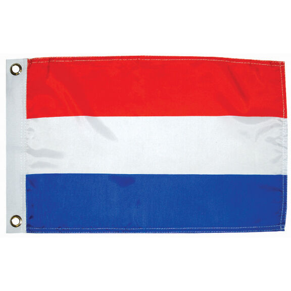 Netherlands Dyed Courtesy Flag, 12" x 18" image number 0