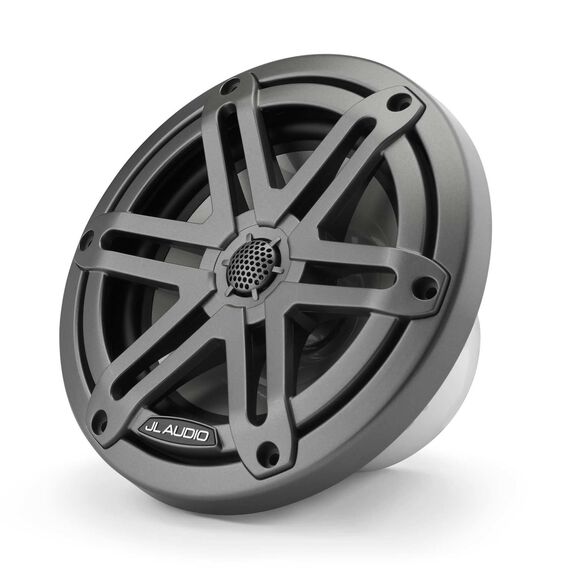 M3-650X-S-Gm 6.5" Marine Coaxial Speakers, Gunmetal Sport Grilles image number 2
