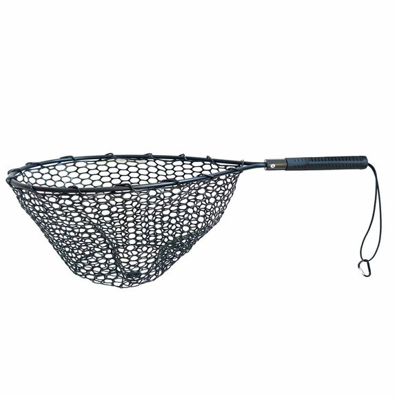 38" Folding Fishing Net with Silicon Mesh image number 0