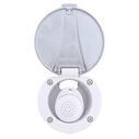 Recessed Shower Arctic White Cup with Stainless Steel Lid, Small Arctic White Sprayer, 6' Stainless Steel Hose image number 5