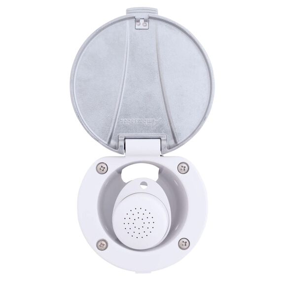 Recessed Shower Arctic White Cup with Stainless Steel Lid, Small Arctic White Sprayer, 6' Stainless Steel Hose image number 5