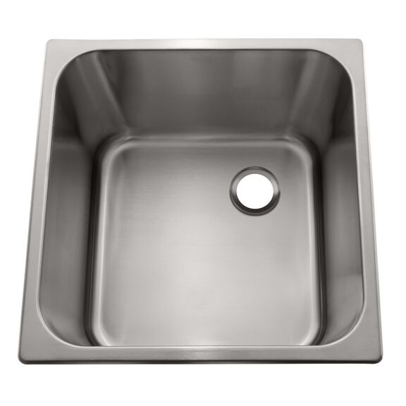 Rectangle Sink Brushed Finish, 304 Stainless Steel, 2" Drain, SoundKOTE image number 1