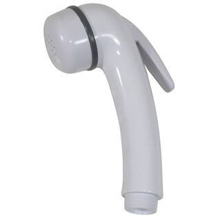Euro Straight Sprayer Handle, White
