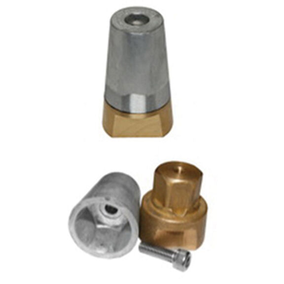 Radice&trade; Zinc Prop Nut Anodes, 0.34" ID, 1.6" OD, 2.1" Height image number 0