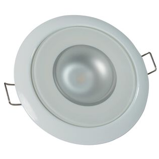 Mirage Flush Mount LED Down Lights, 380 Lumen, White Finish