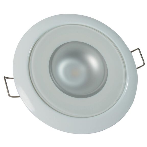 Mirage Flush Mount LED Down Lights, 380 Lumen, White Finish image number 0