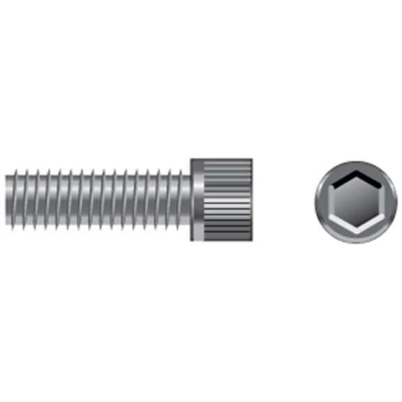 1/4-20 X 3/4" Stainless Steel Coarse Thread Cap Screws, 100-Pack image number 0