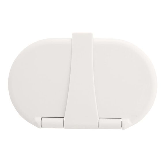 Trinidad Transom Shower Cold Only, Warm White Cup & Lid, Small Warm White Sprayer, 10' White Rubber Hose, Chrome Trinidad Handle image number 7