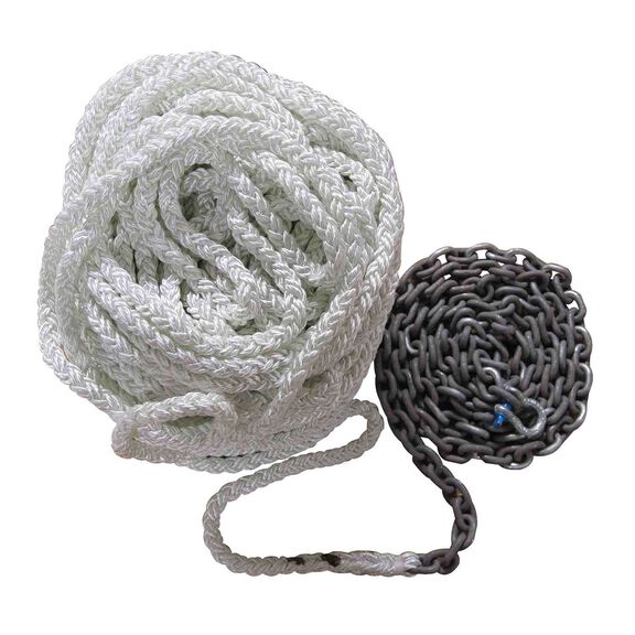 8-Plait Nylon Rope/G4 High Test Chain Anchor Rode image number 0