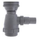 2" Drain, Trap Sink Drain, 1-1/4" & 1-1/2" Hose Barb, w/Strainer, w/Chain Stopper Brushed Finish image number 4