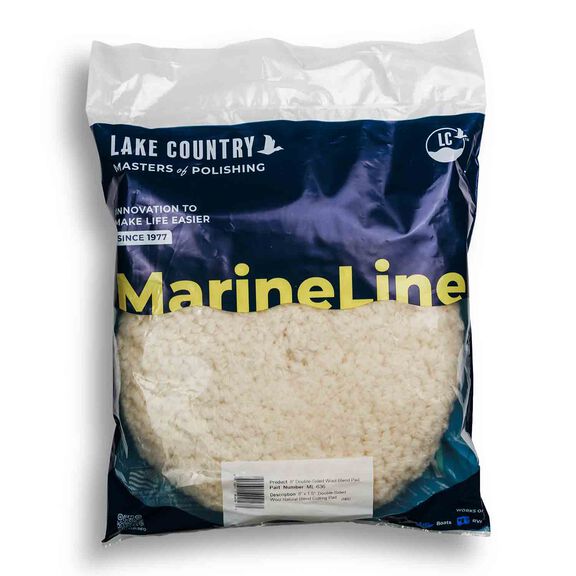 Marine Line 8" Double Sided Thread on Twisted Wool Pad image number 2