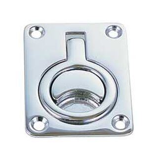 PERKO&reg; Flush Lifting Pull - Chromed Bronze 2 5/8" x 2"