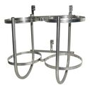 Stainless Steel Double Boat Fender Rack image number 1