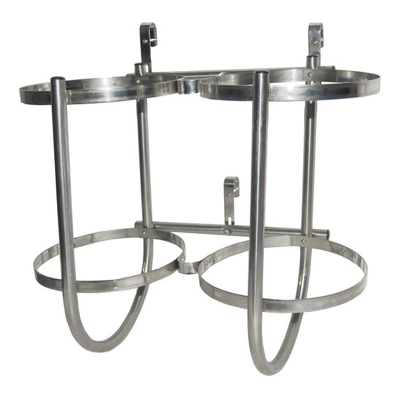 Stainless Steel Double Boat Fender Rack image number 1