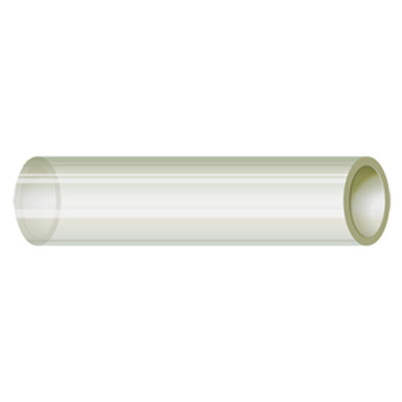 Series 150 Clear PVC Tubing, 1/2" ID, 45psi image number 0