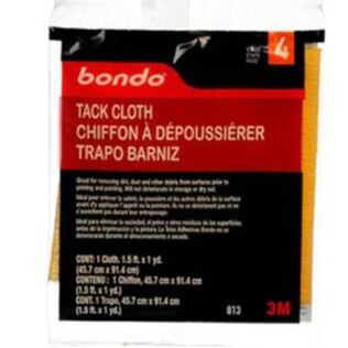Bondo Tack Cloth, 813SRP, 6 per case