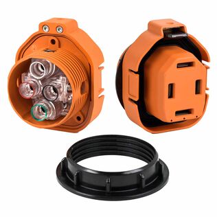 50 Amp SmartPlug Female Receptacle, 125V/250V