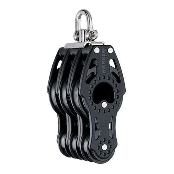 57mm Triple Fiddle Block, Swivel image number 0