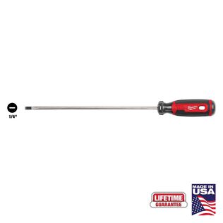 1/4" Cabinet 10" Cushion Grip Screwdriver (USA)
