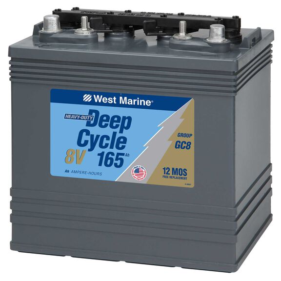 Group GC8 Flooded Deep Cycle  Battery, 165 Amp Hours image number 0
