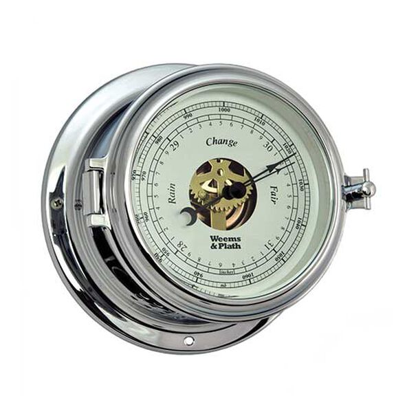 Endurance II 115 Open Dial Barometer, Chrome image number 0