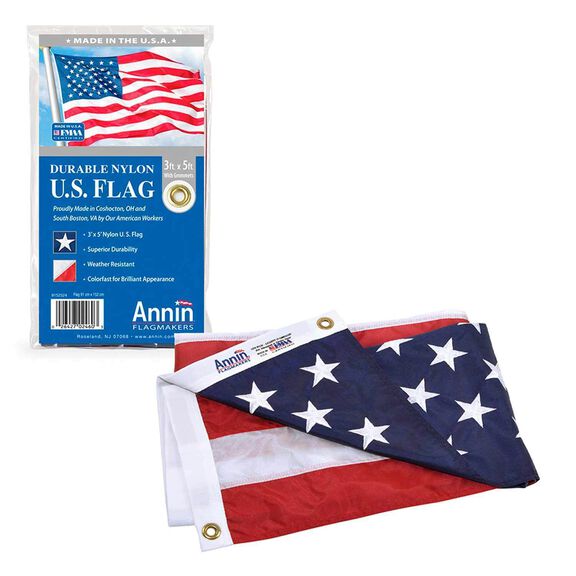 30" x 48" U.S. Flag with Embroidered Stars image number 1