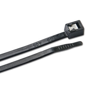 11" Black Self-Cutting Cable Ties