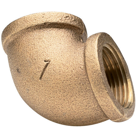 Bronze 90-Degree Street Elbow 1/8" NPT image number 0