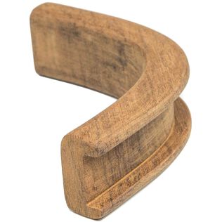 Teak Bulkhead Molding, 3/4" Track Inside Corner, 1 3/16" x 5/8"