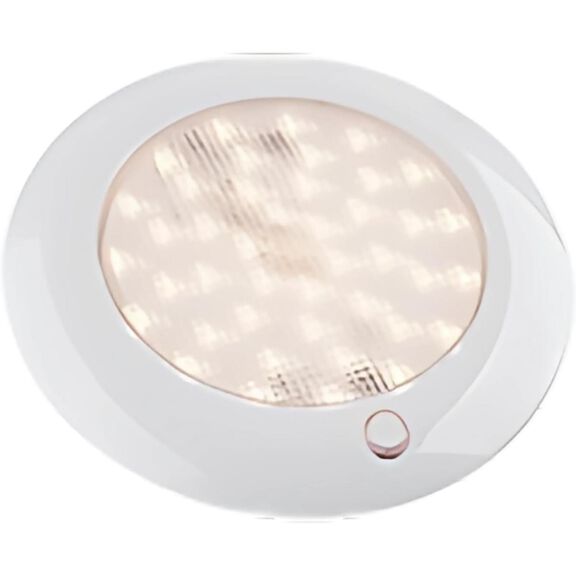 SEAFLO 4" Round LED Dome Light w/Blue Nightlight & Touch Control - Warm White image number 0