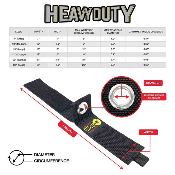 Heavy-Duty Storage Straps, Assorted 6-Pack image number 2