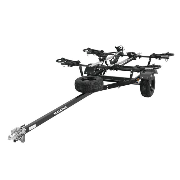 MicroSport Off-Road 2 Kayak/2 Bike Trailer Package (2 FoldAway-J, 2 Bike Racks, Spare Tire) image number 0