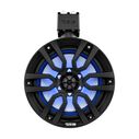 HYDRO 8" Marine Tower Speakers with Integrated RGB LED Lights, 375 Watts, Black image number 1