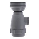 2" Drain, Trap Sink Drain, 1-1/4"-M Thread,  w/Strainer, w/Chain Stopper Brushed Finish image number 4