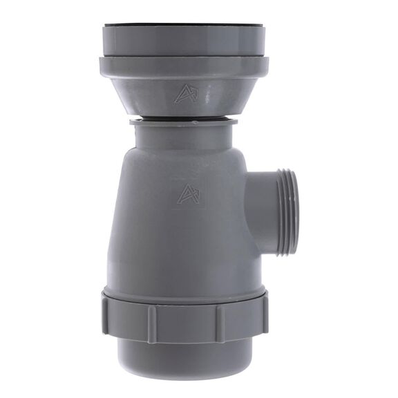 2" Drain, Trap Sink Drain, 1-1/4"-M Thread,  w/Strainer, w/Chain Stopper Brushed Finish image number 4