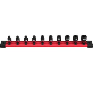 SHOCKWAVE&trade; Impact Duty&trade; SAE Standard 6 Point Socket Set, 10 Piece