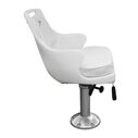 8WD015-710 Offshore Series Standard Pilot Chair, Cushions with 15" Fixed Height Pedestal and Seat Slide Mount image number 2