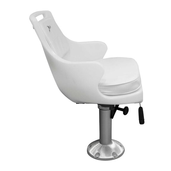 8WD015-710 Offshore Series Standard Pilot Chair, Cushions with 15" Fixed Height Pedestal and Seat Slide Mount image number 2