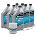 10W-30 Oil Change Kit for 175hp through 300hp 4-stroke Mercury V6 and V8 Outboards image number 0